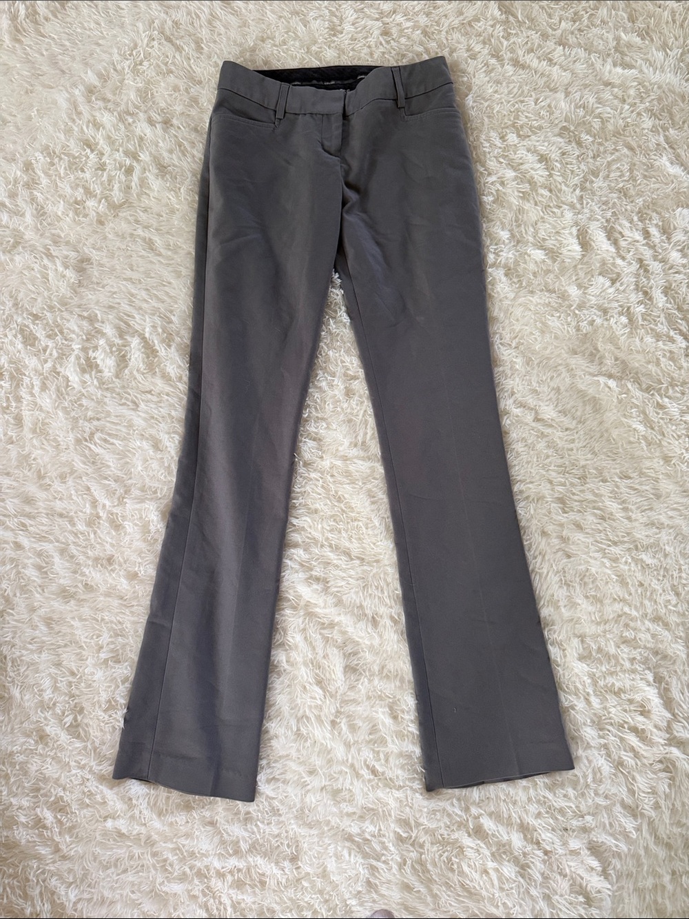 Express classic Straight Dress Pants in Charcoal Gray